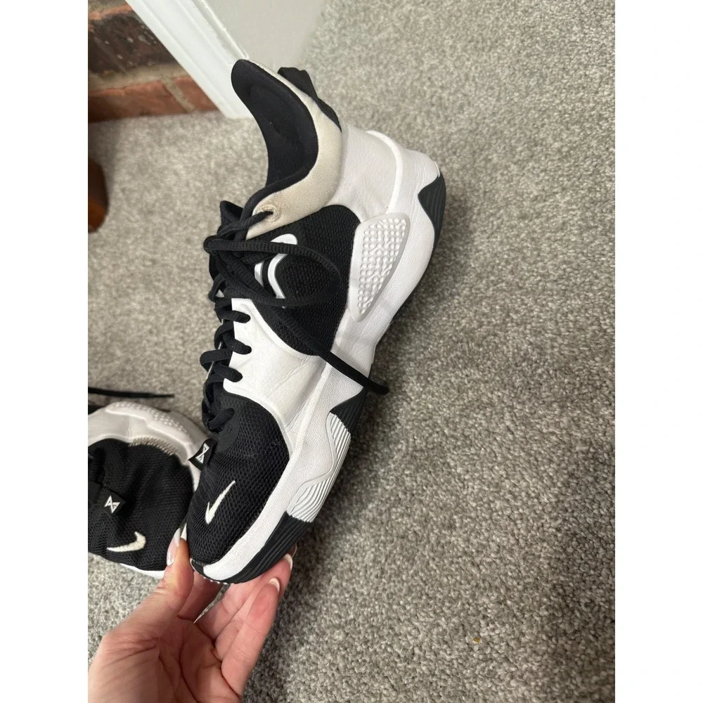 Nike PG 5 Team White Black Paul George Basketball Men's Size‎ 8